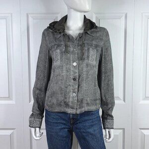 BLU NO.9 medium women's Lightweight linen coat